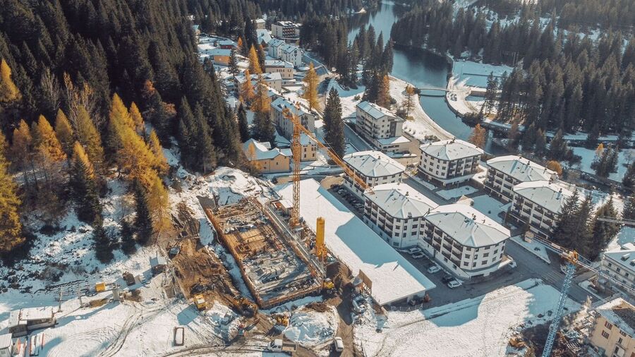 Hotel en construcción en San Bernardino