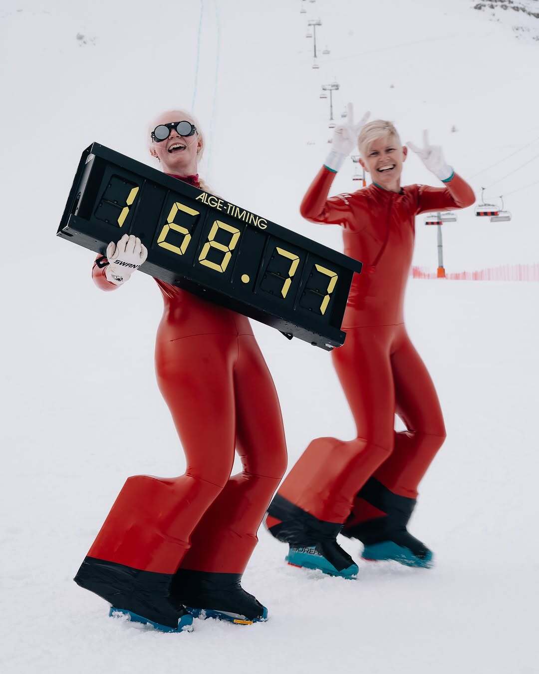 Andrea Pharo record guinness