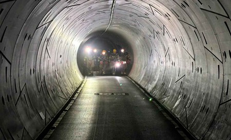 The Loop (Las Vegas): obras en el túnel supersónico de The Boring Company