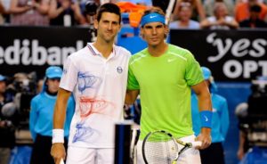 Djokovic y Nadal - Apoyo entre jugadores de tenis
