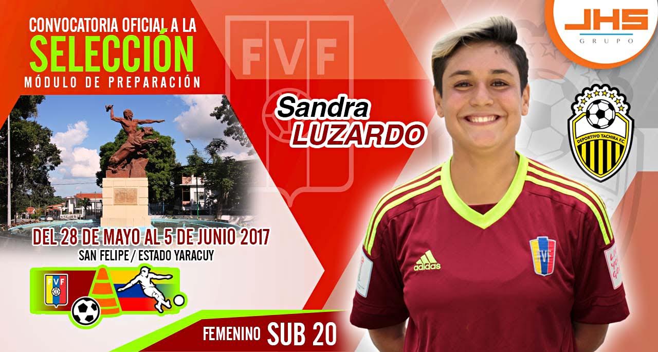 Sandra Luzardo vuelve a La Vinotinto