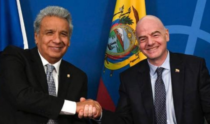 Ecuador presenta a Infantino proyecto "Juego limpio 2030" | Fútbol