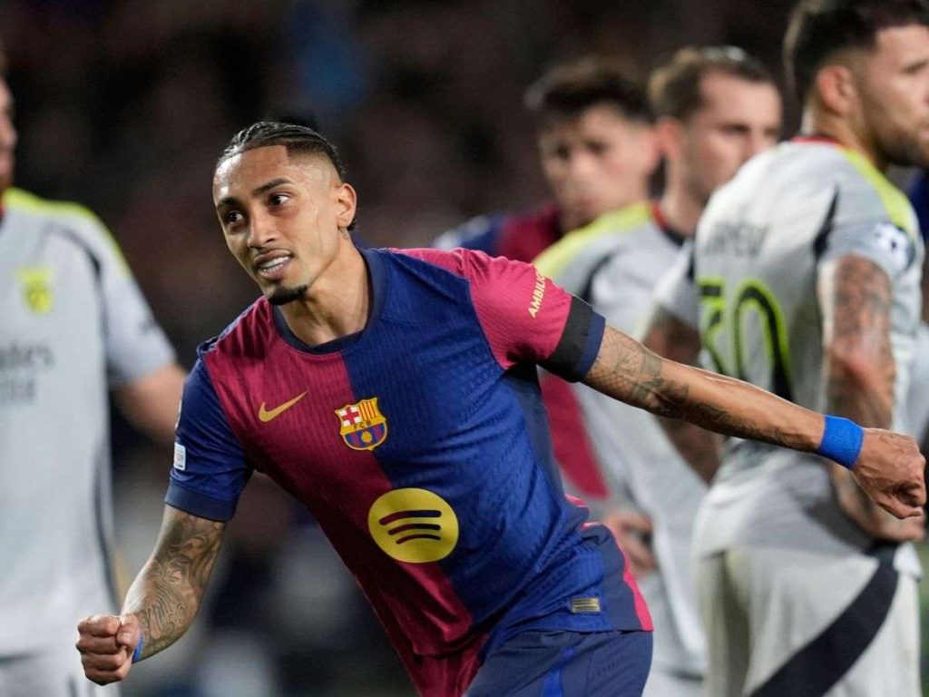 Raphinha se queda con Barcelona hasta 2028