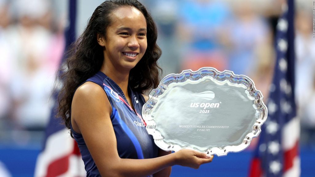 Leylah Fernández nos muestra la cara más fresca y solidaria del tenis femenino