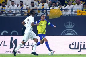 Celebración del gol de Cristiano Ronaldo contra el Al-Shabab se vuelve viral