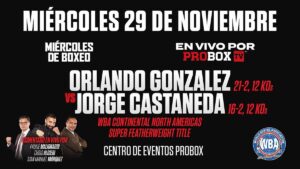 Orlando González vs Jorge Castañeda
