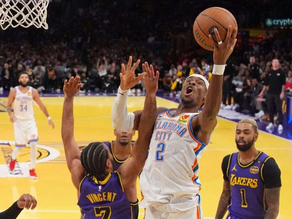 Gilgeous Alexander socavó la reacción de los Lakers