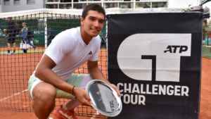 Henrique Rocha, campeón del Challenger de Murcia. Fuente: ATP