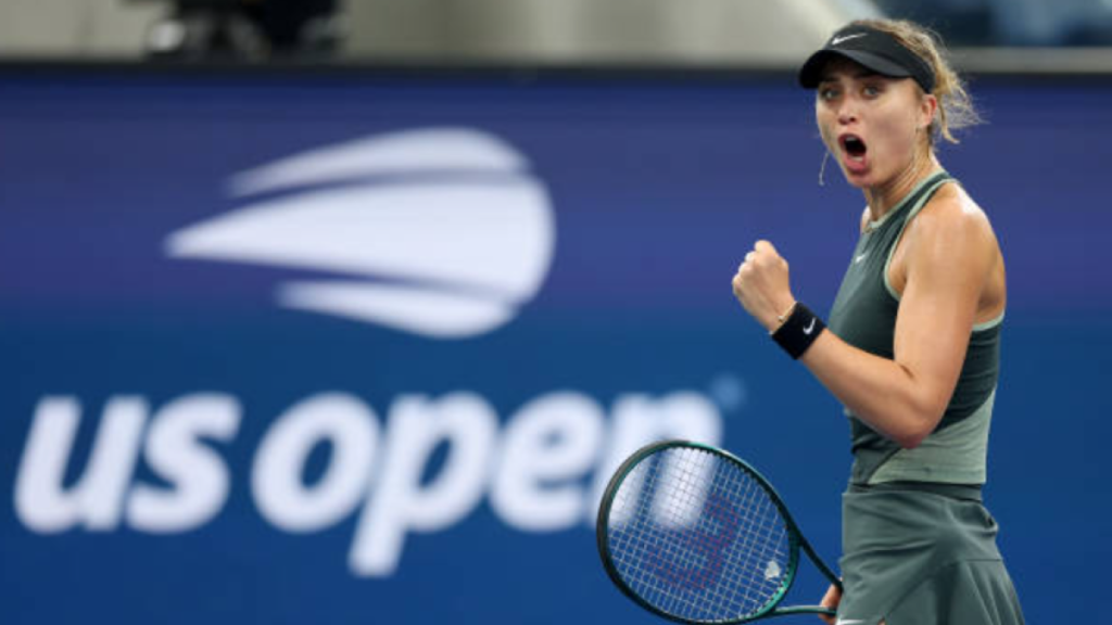 Paula Badosa en el US Open 2024. Foto: Getty