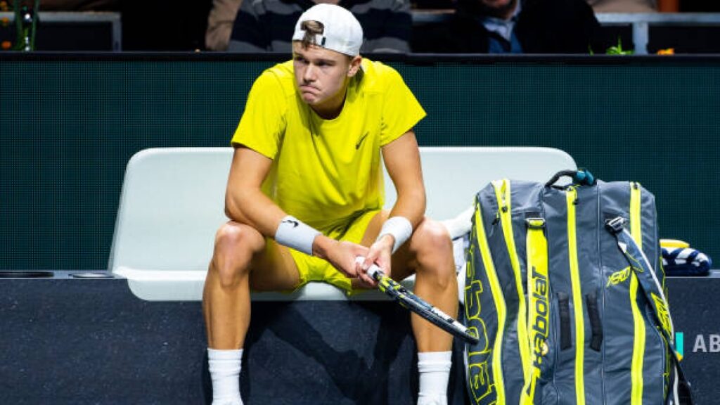 Holger Rune habla en el Media Day en el ATP Buenos Aires 2025. Foto: Getty