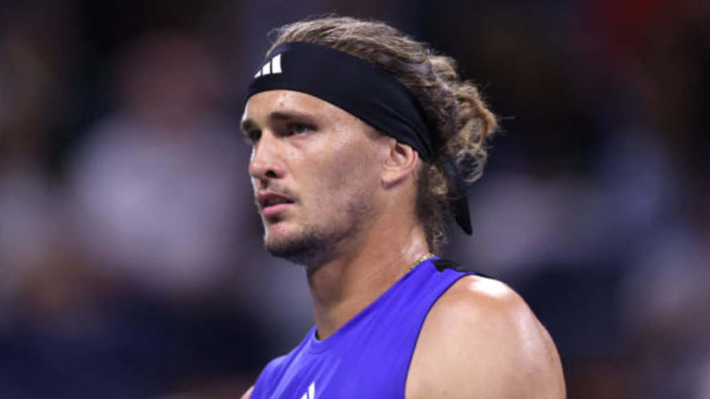 Alexander Zverev en el US Open 2024. Foto: Getty